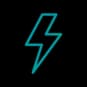 Illustration of a lightning bolt representing speed